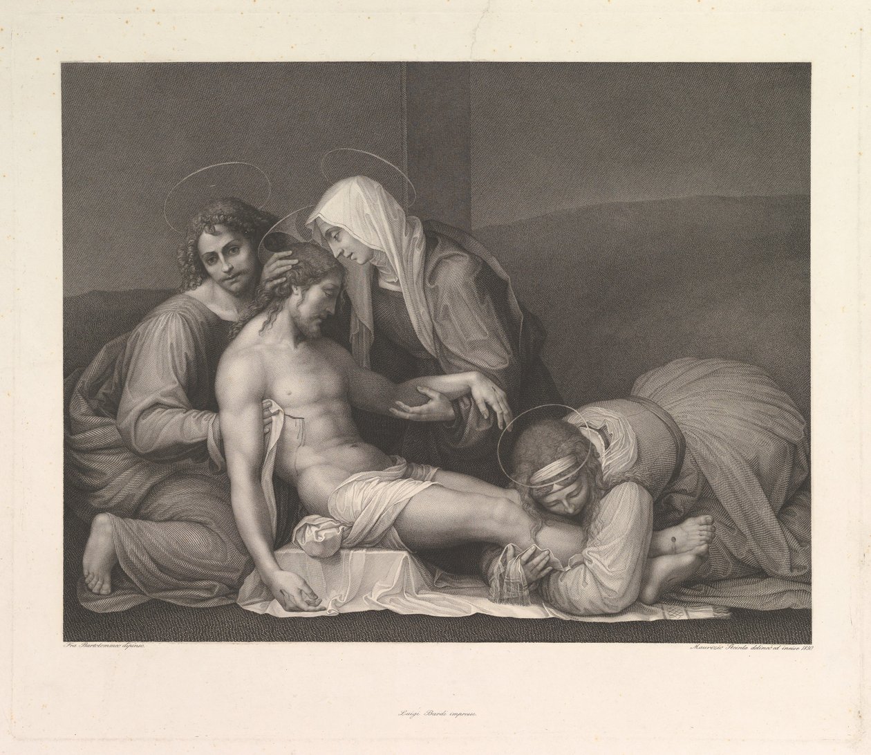 رثاء المسيح 1841. بواسطة فرانز أنطون إريك موريتز شتاينلا