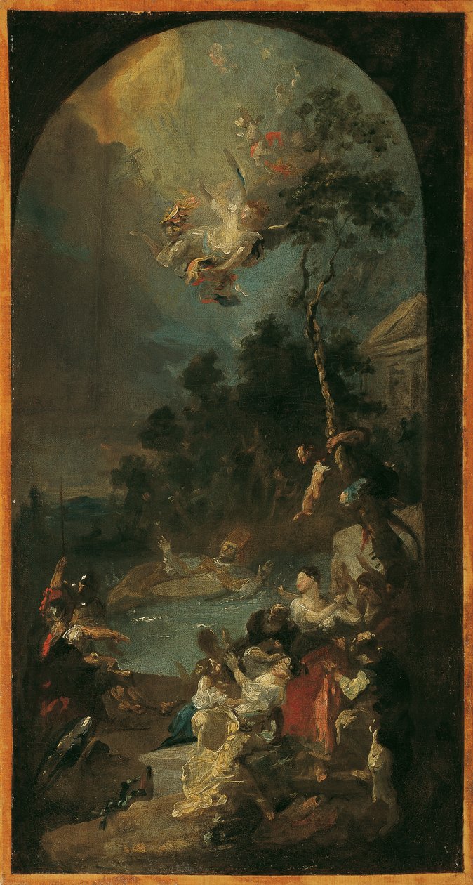 أنت تعطي Martyrium des heiligen Quirinus بواسطة فرانز انطون مولبرتش