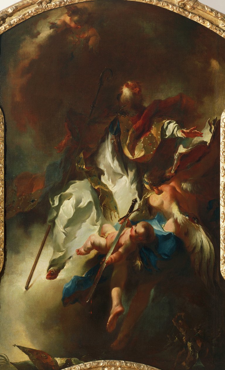 شارع. نرجس في المجد ، حوالي 1754 ، بقلم فرانز أنطون مولبيرتش (1724-17969 ، زيت على قماش بواسطة فرانز انطون مولبرتش