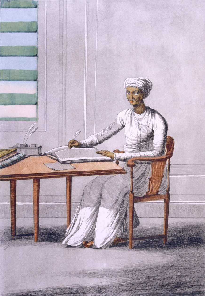 a causto clerkscribe، pub. 1808-12. بواسطة فرانز بالتازار سولفينز