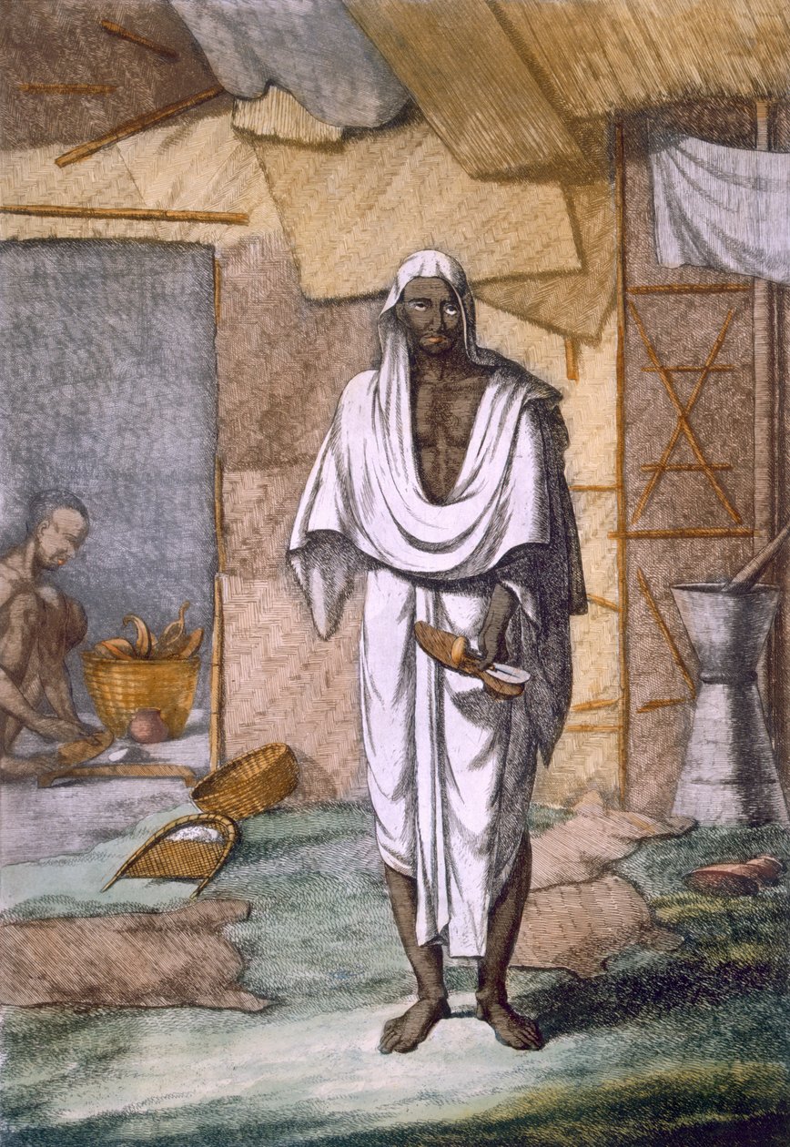 إسكافي ، من "الهندوس أو وصف عاداتهم واحتفالاتهم" ، حانة. 1808-12 (النقش الملون) بواسطة فرانز بالتازار سولفينز