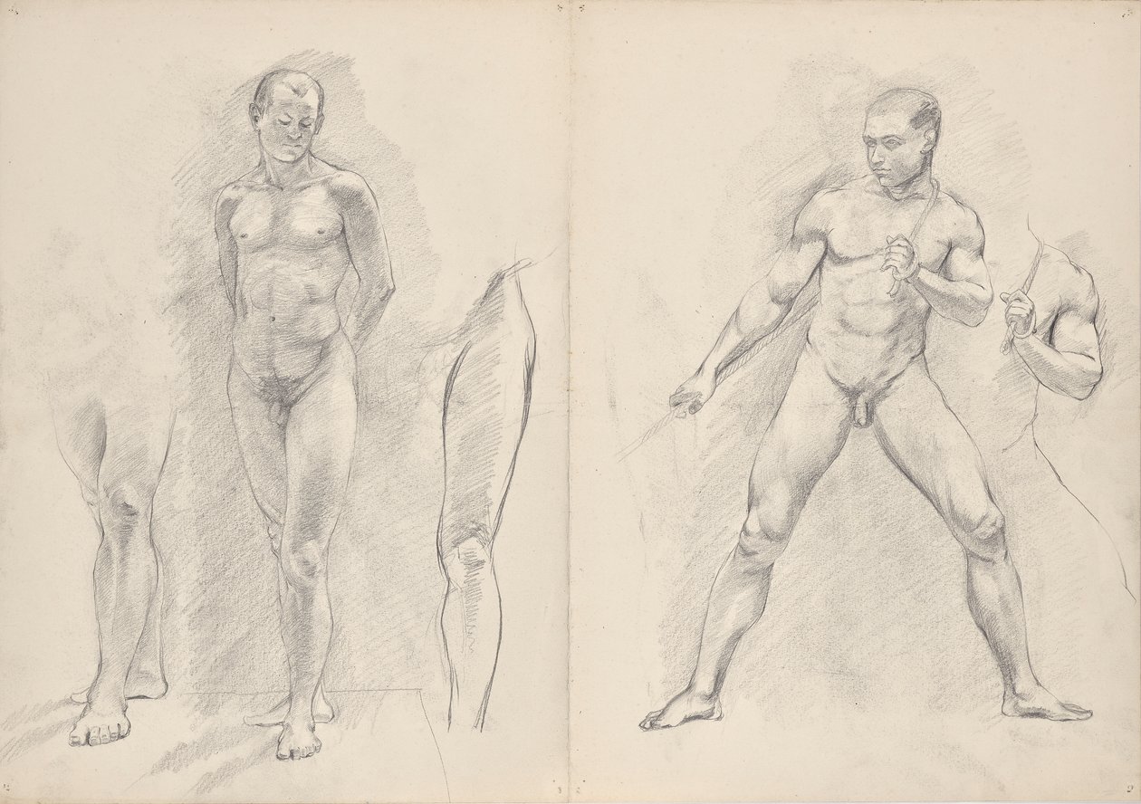 العراة الذكور بواسطة فرانز بارويج الاصغر أ.