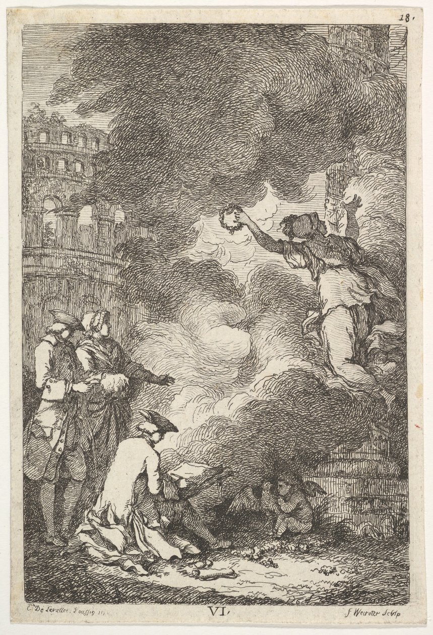 زيارة روما عام 1764 ، 1764. بواسطة فرانز إدموند ويروتر