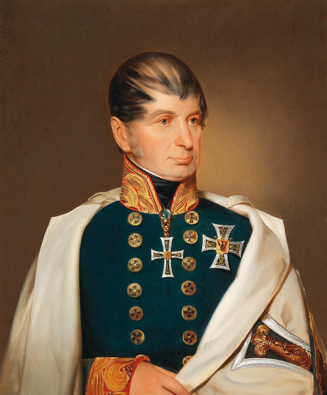 الأرشيدوق ماكسيميليان جوزيف من النمسا-إستي 1782-1863 ، بصفته المعلم الأكبر في النظام التوتوني. بواسطة فرانز إيبل