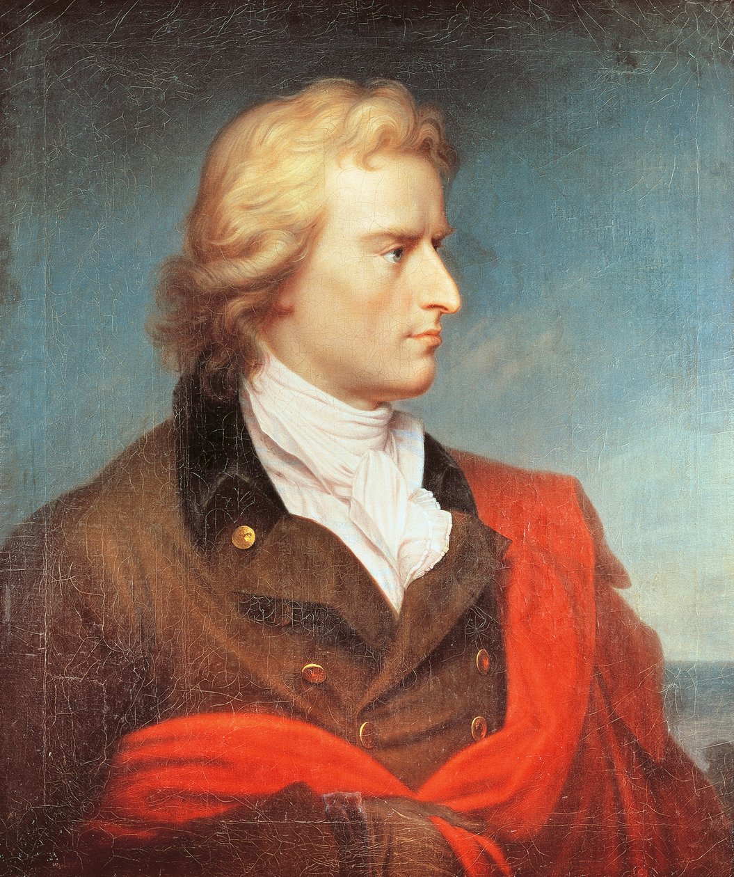 Portrait of Friedrich Schiller بواسطة فرانز جيرهارد فون كويلجن