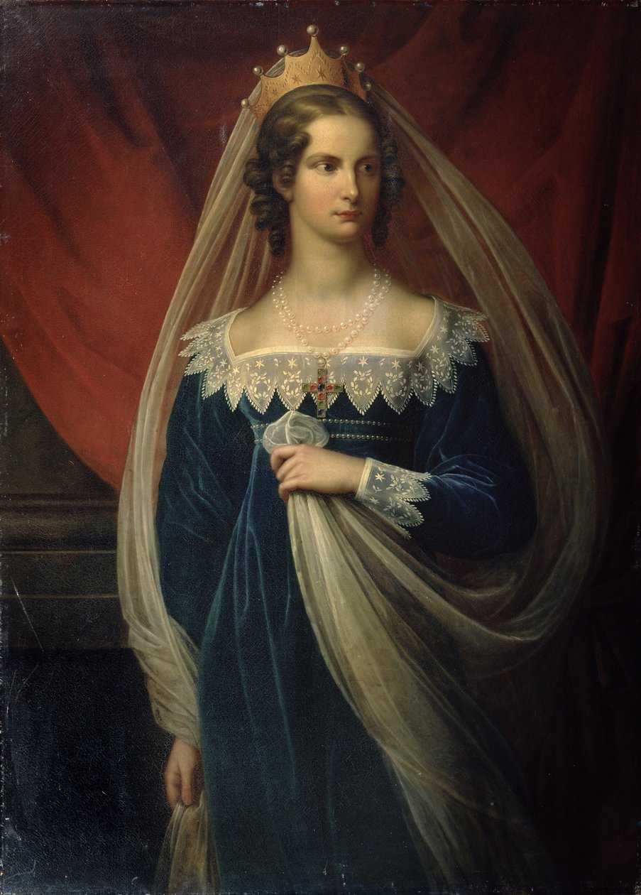 صورة الأميرة شارلوت من بروسين ، 1817 بواسطة فرانز جيرهارد فون كويلجن