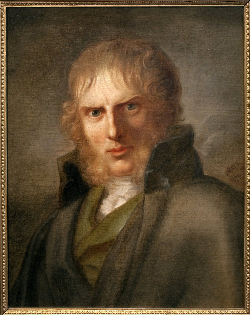 الرسام كاسبار ديفيد فريدريش (1774-1840). لوحة غيرهارد فون كوجلجن (1772-1820) ، زيت على قماش ، حوالي 1810-1820. الفن الألماني بواسطة فرانز جيرهارد فون كويلجن
