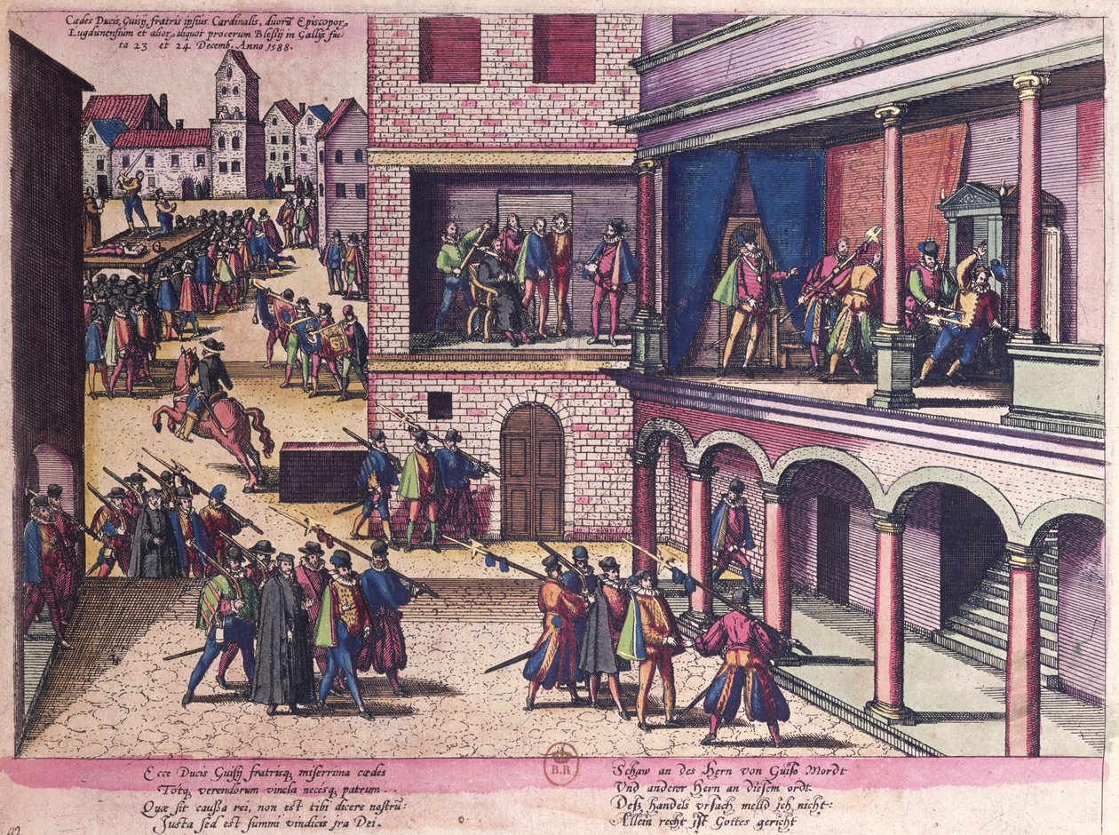 اغتيال دوق هنري جويس (1549-88) بواسطة فرانز هوجينبرغ