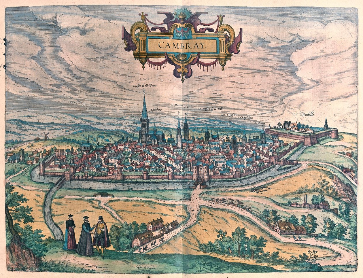 Cambrai من فرنسا بواسطة فرانز هوجينبرغ