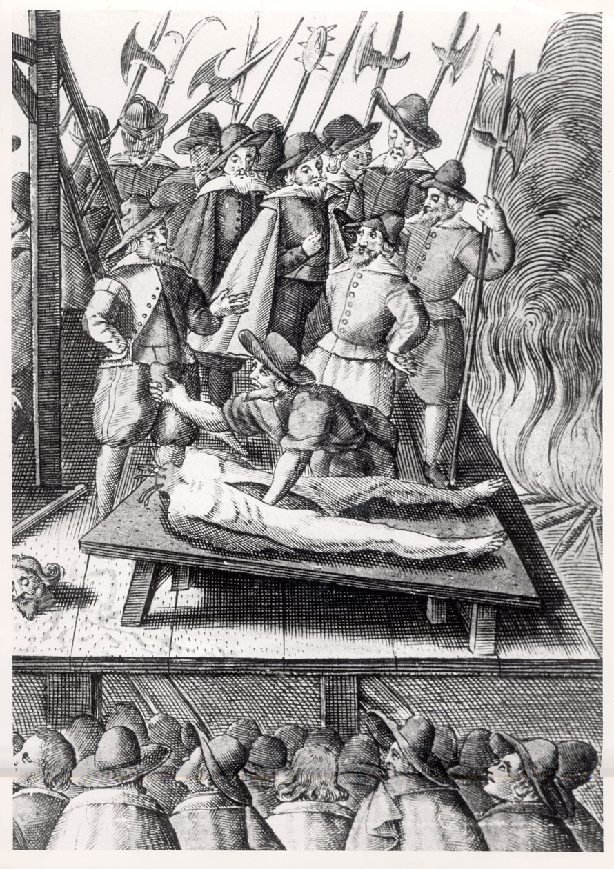 إعدام الكاثوليك في إنجلترا في عهد إليزابيث الأولى (1533-1603) بواسطة فرانز هوجينبرغ