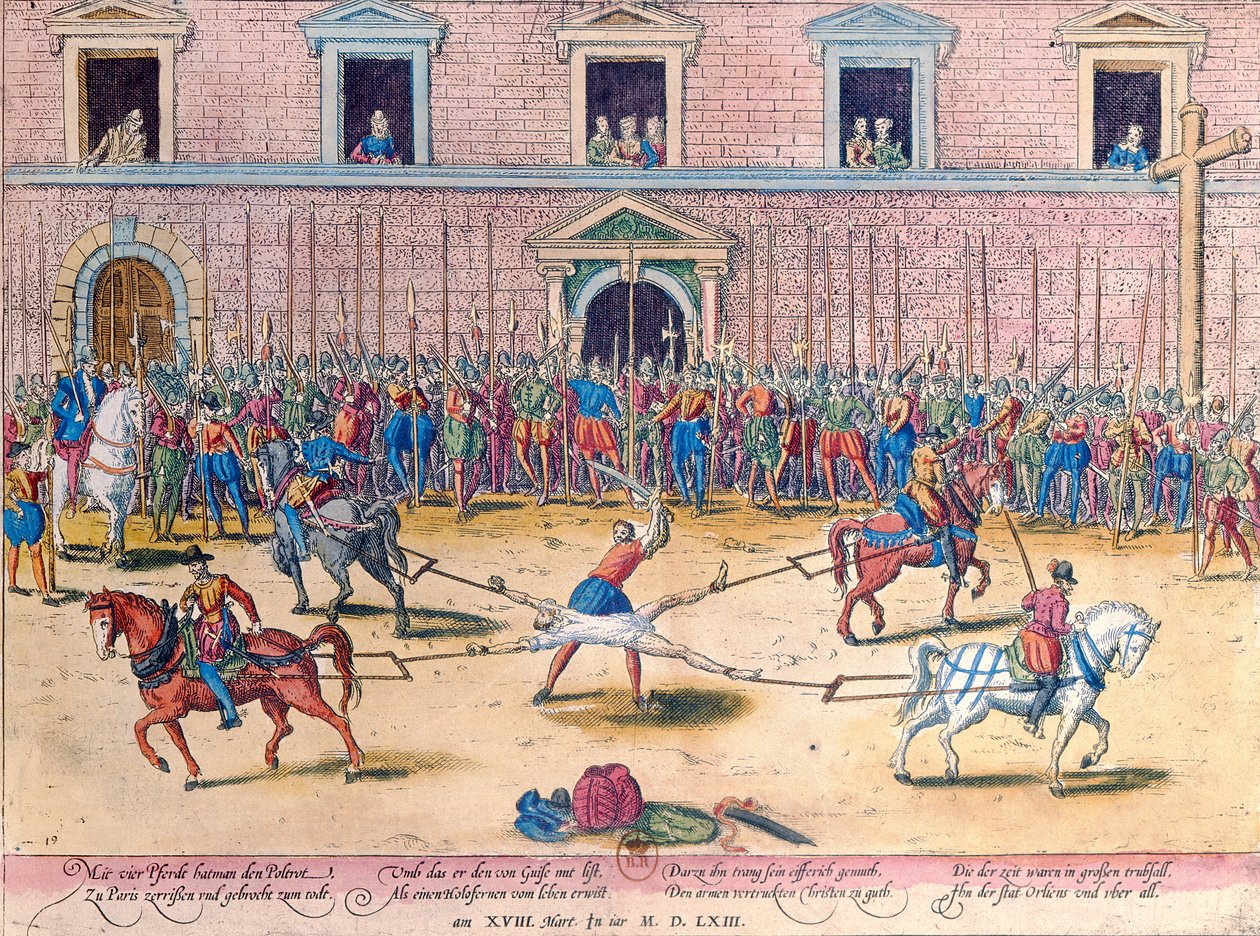 إعدام جان دي بولتروت ، سيور دي مير ، في 18 مارس 1563 بواسطة فرانز هوجينبرغ