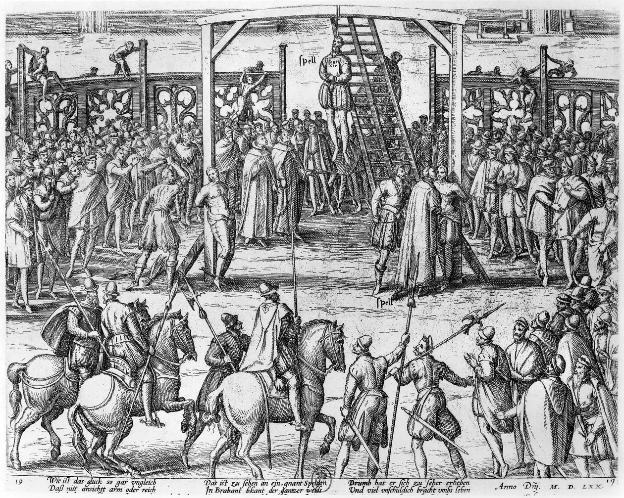مشاهد معلقة في فلاندرز ، 1570 بواسطة فرانز هوجينبرغ