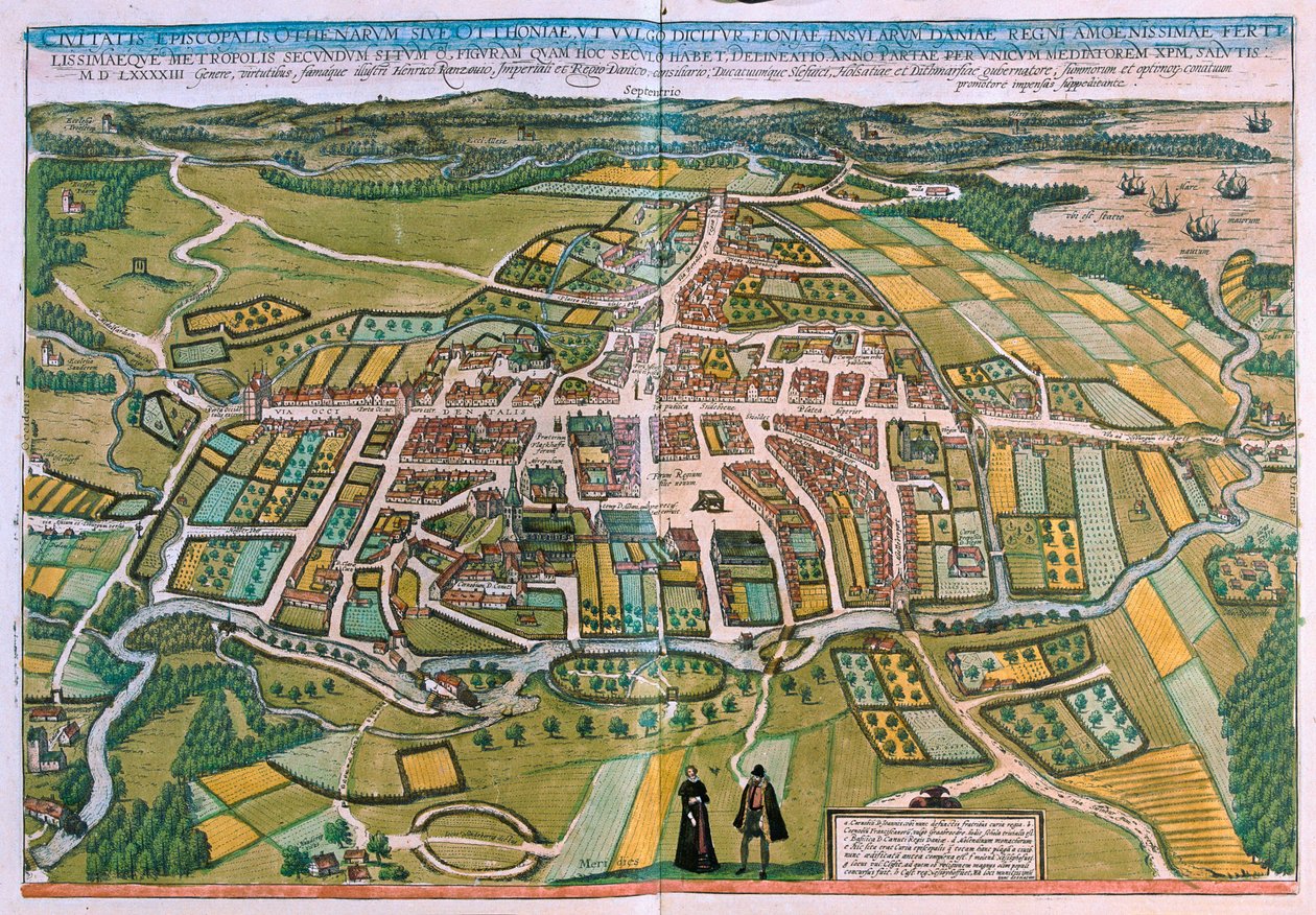 مدينة Odense الأسقفية ، الدنمارك بواسطة فرانز هوجينبرغ