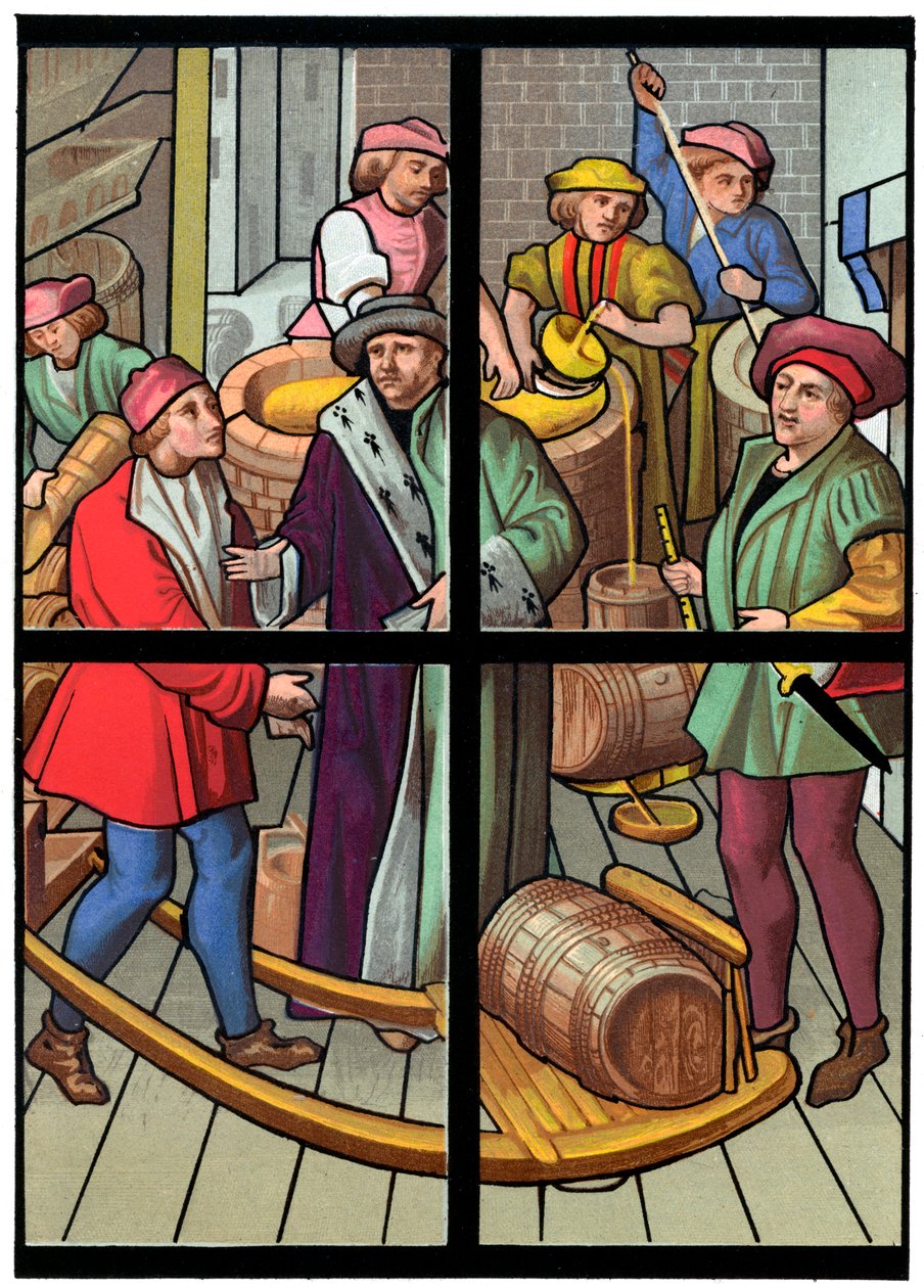مصنع جعة ، القرن الخامس عشر 1849. بواسطة فرانز كيلرهوفن