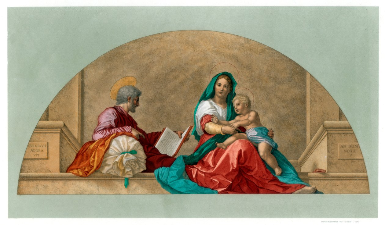 مادونا من الكيس مادونا مع الكيس ، 1525 1870 بواسطة فرانز كيلرهوفن