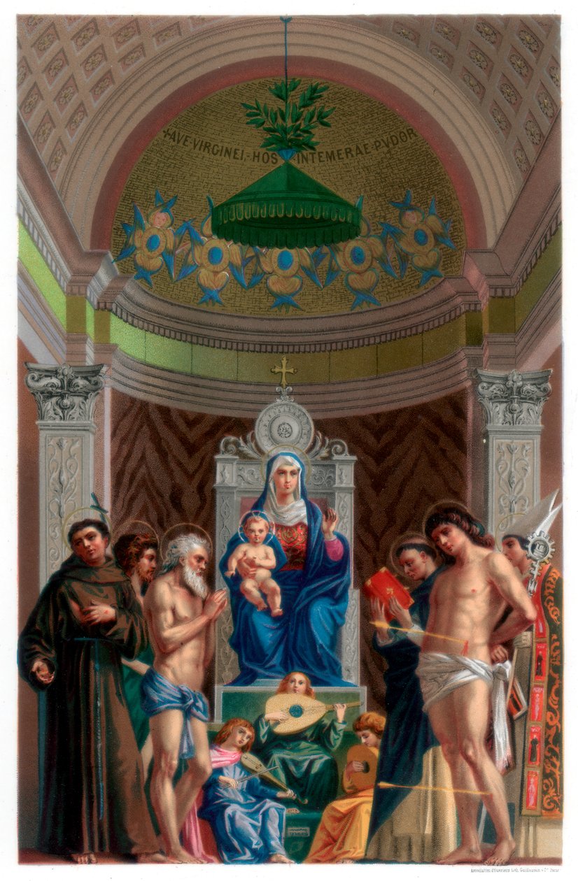 San Giobbe Altarpiece ، c1478 1870 بواسطة فرانز كيلرهوفن