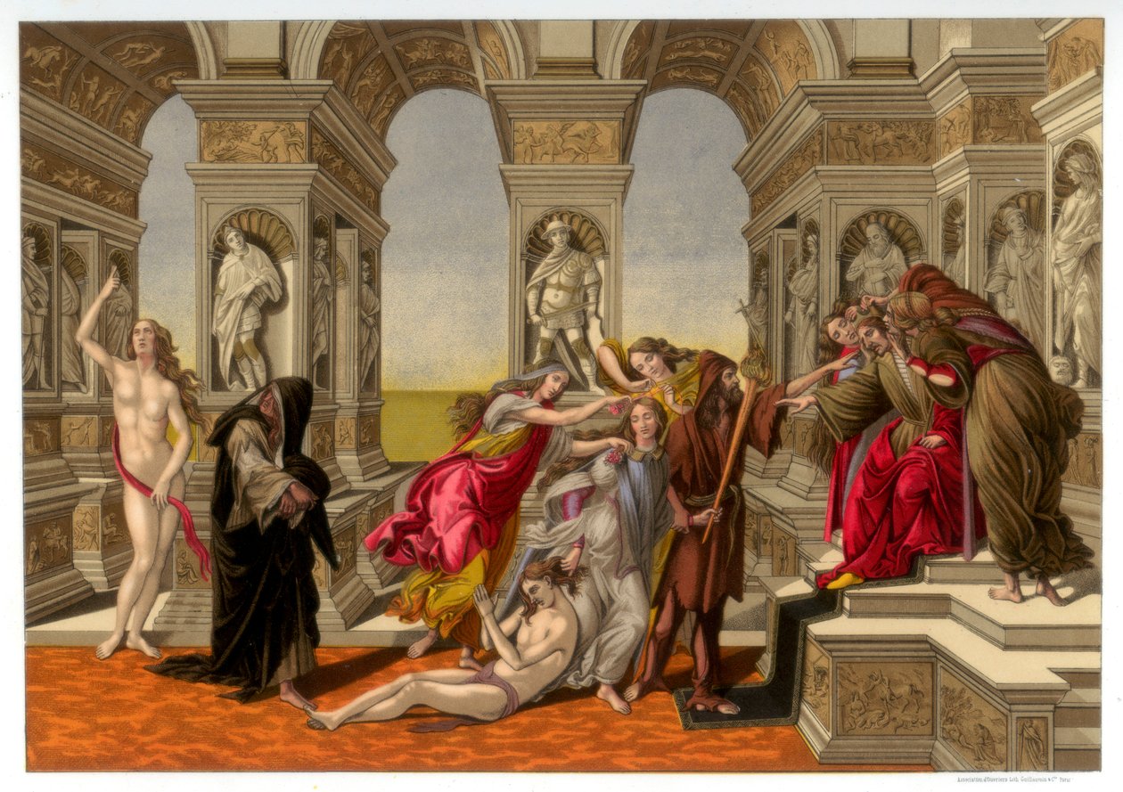 Calumny of Apelles ، 1494-1495 1870 بواسطة فرانز كيلرهوفن
