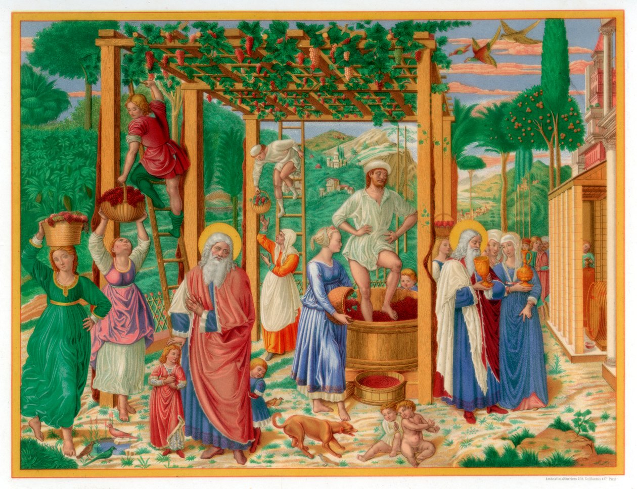 عكر ونوح ، 1469-1484 1870. بواسطة فرانز كيلرهوفن