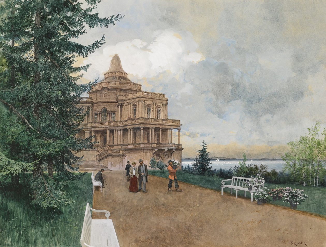 Oranienbaum ، 1898 بواسطة فرانز كوباليك
