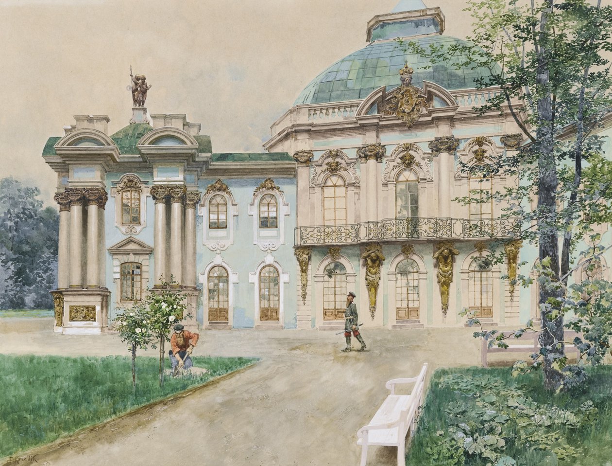 Tsarskoye Selo ، 1898 بواسطة فرانز كوباليك