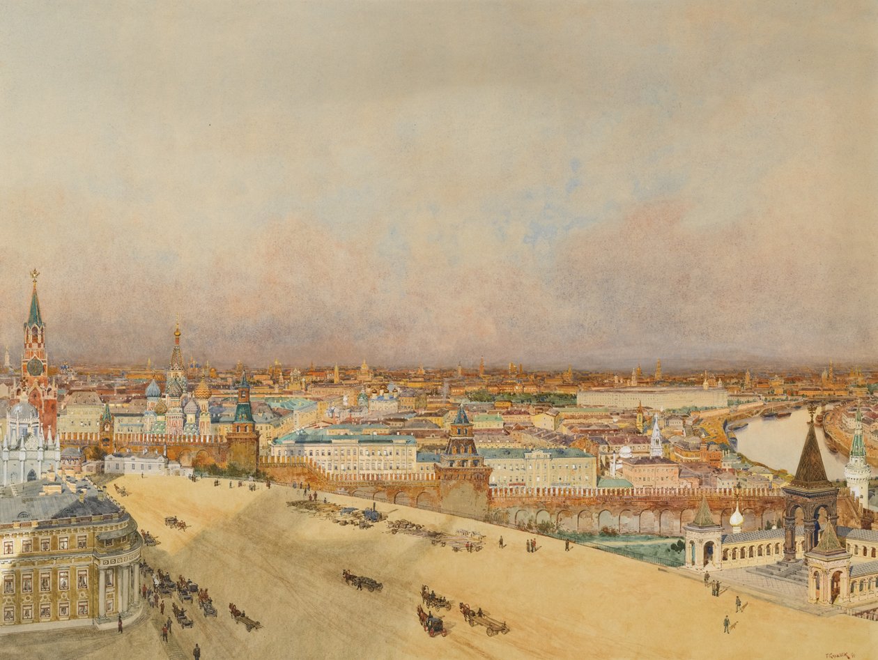 منظر لموسكو ، 1898 بواسطة فرانز كوباليك