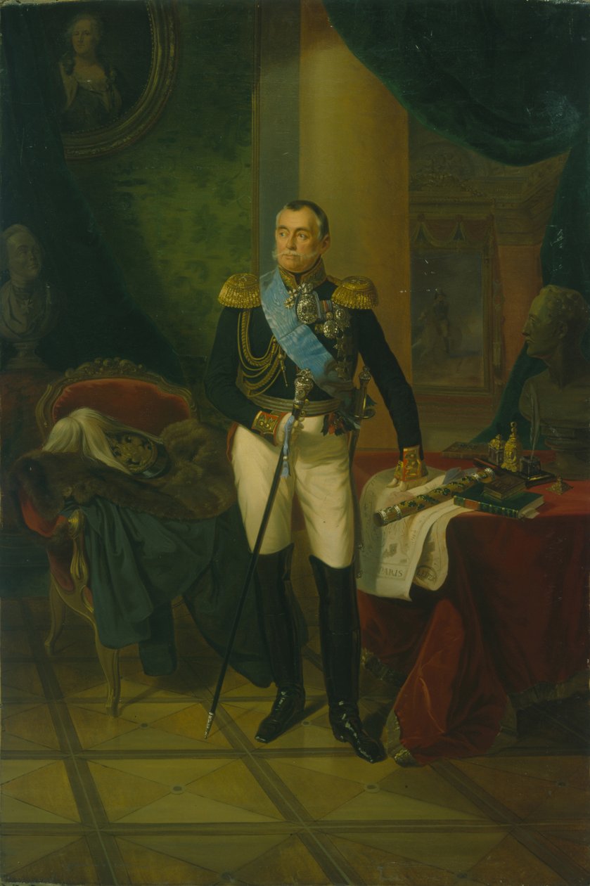 صورة للأمير Pyotr Volkonsky 1776-1852 ، 1850 بواسطة فرانز كروجر