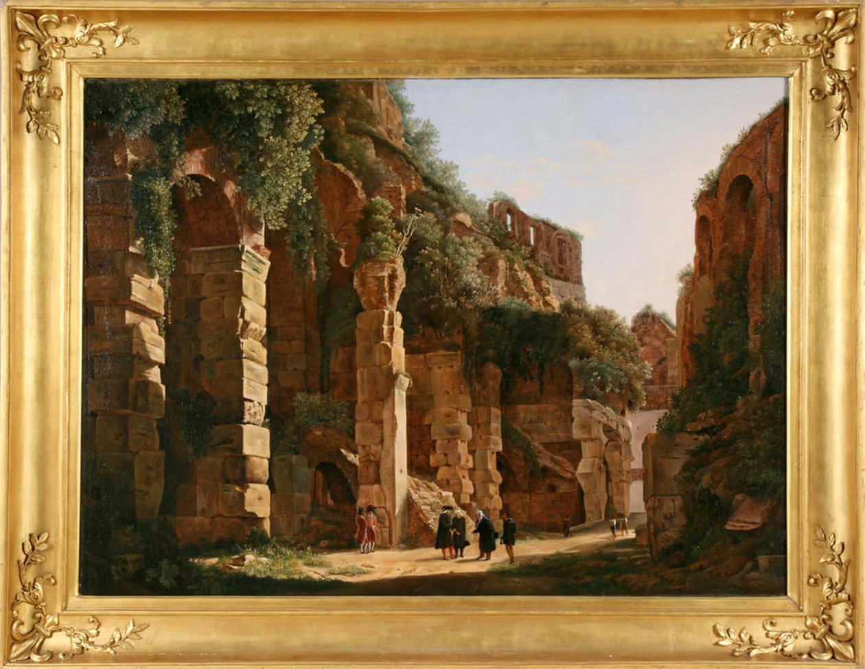 داخل الكولوسيوم ، ج. 1823. بواسطة فرانز لودفيج كاتيل