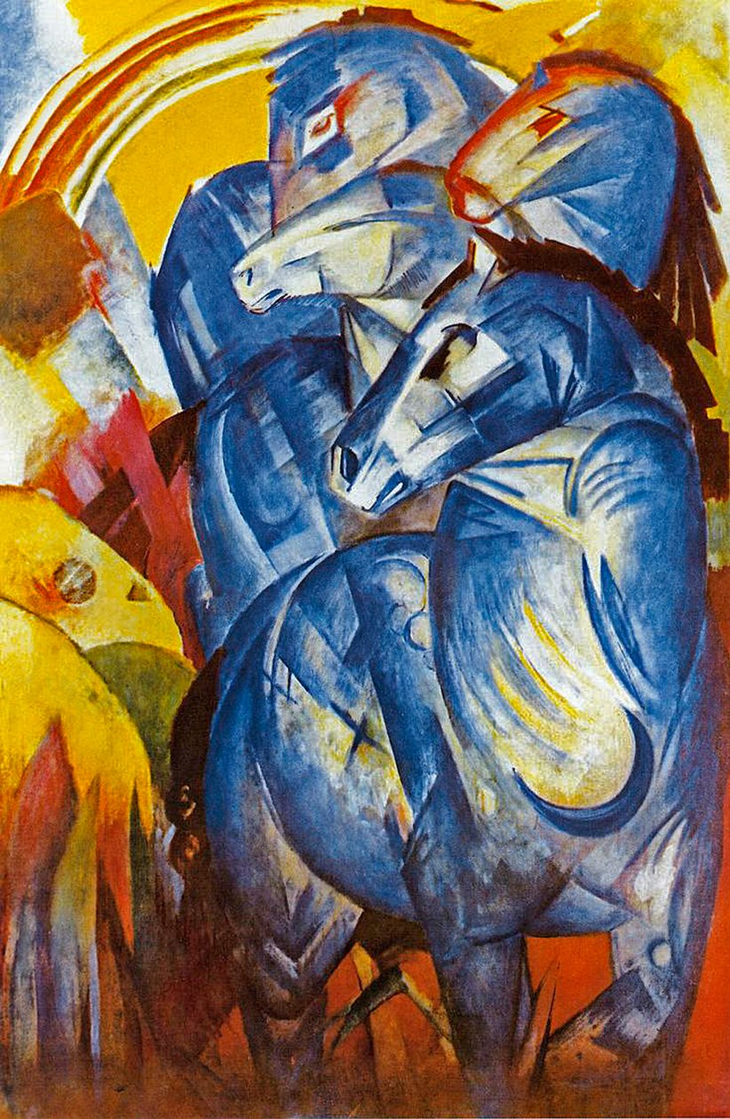 برج الخيول الزرقاء ، 1913 بواسطة فرانز مارك