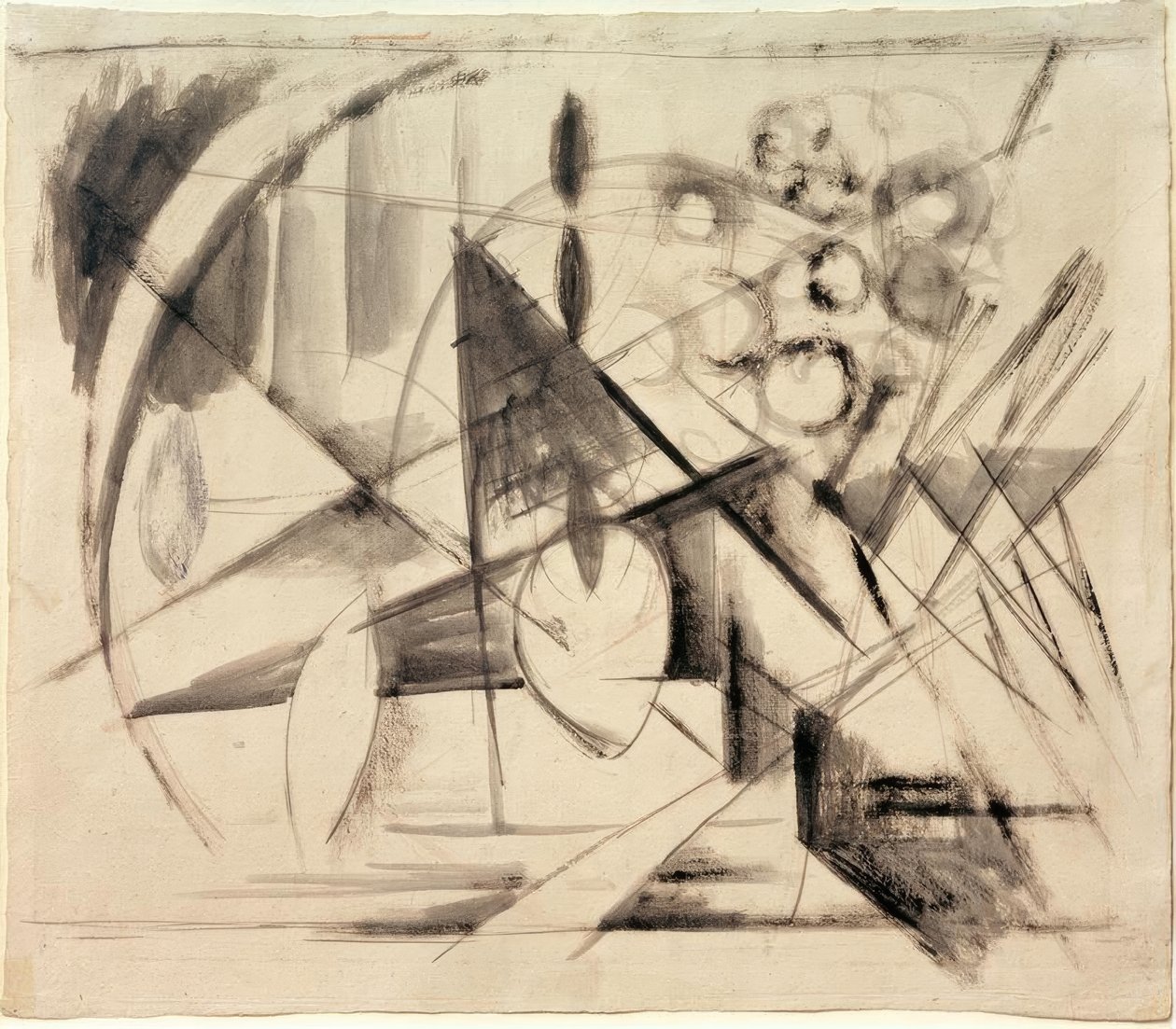 رسم تجريدي بواسطة فرانز مارك