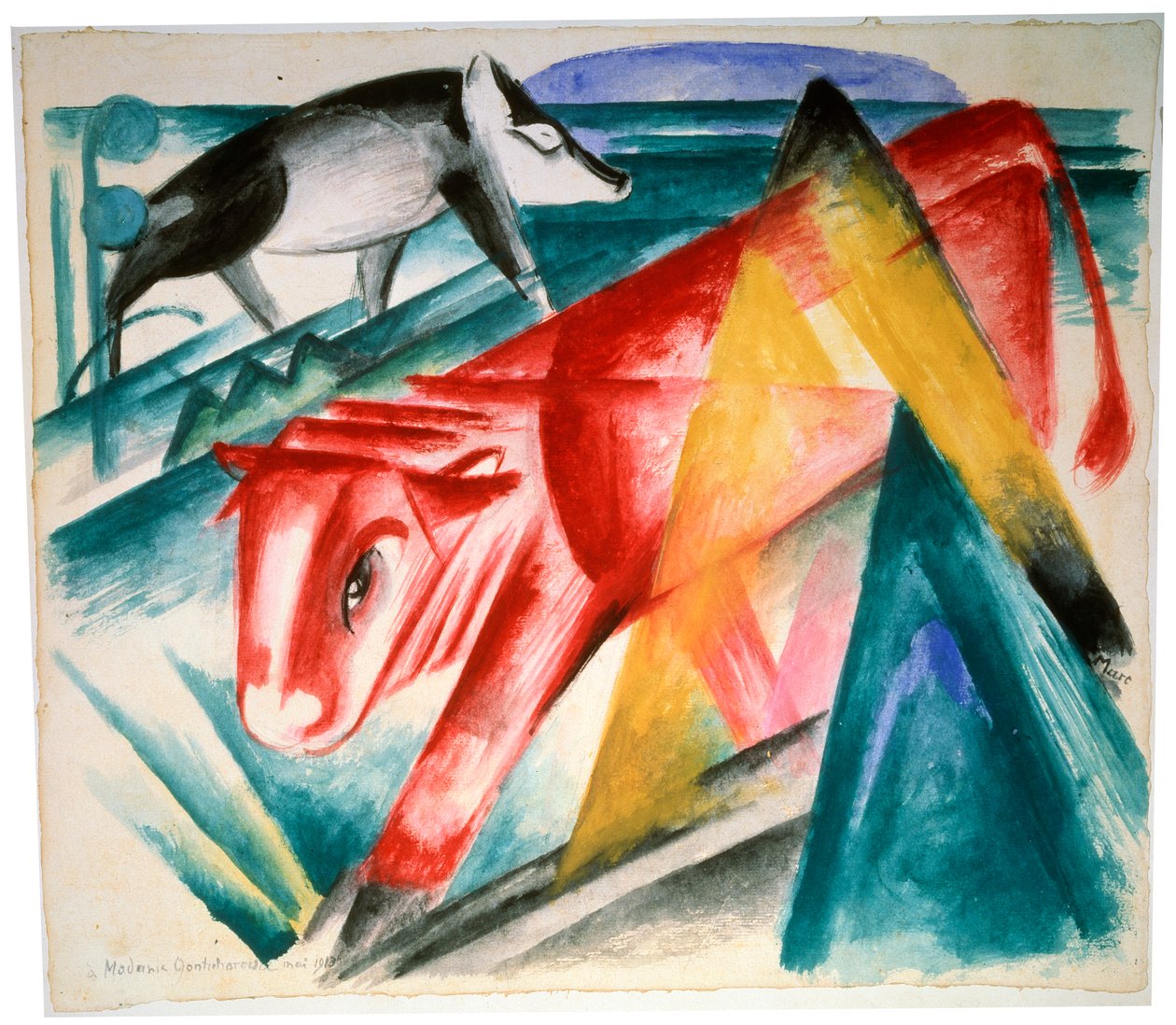 الحيوانات ، 1912-1913. بواسطة فرانز مارك