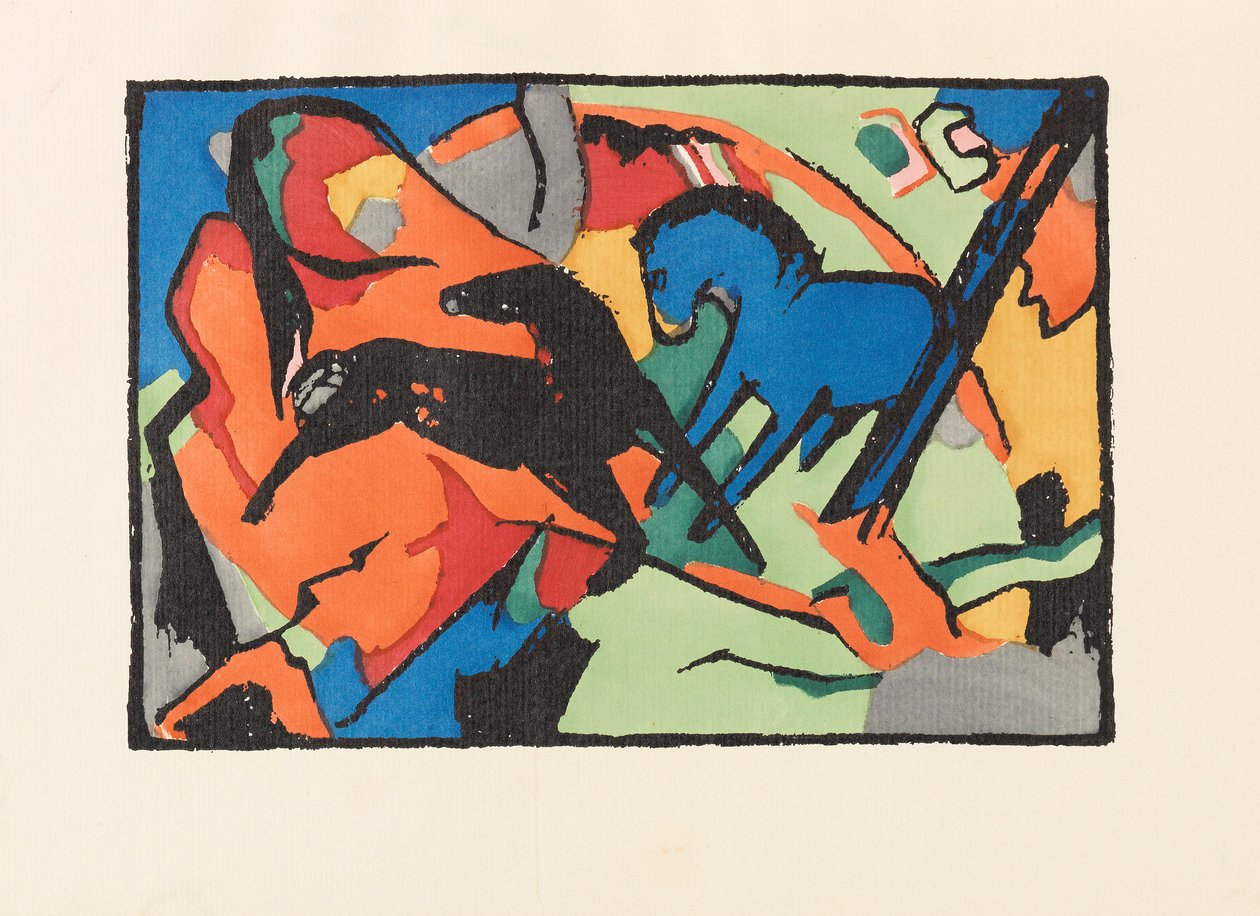 ذا بلو رايدر ، 1914. بواسطة فرانز مارك