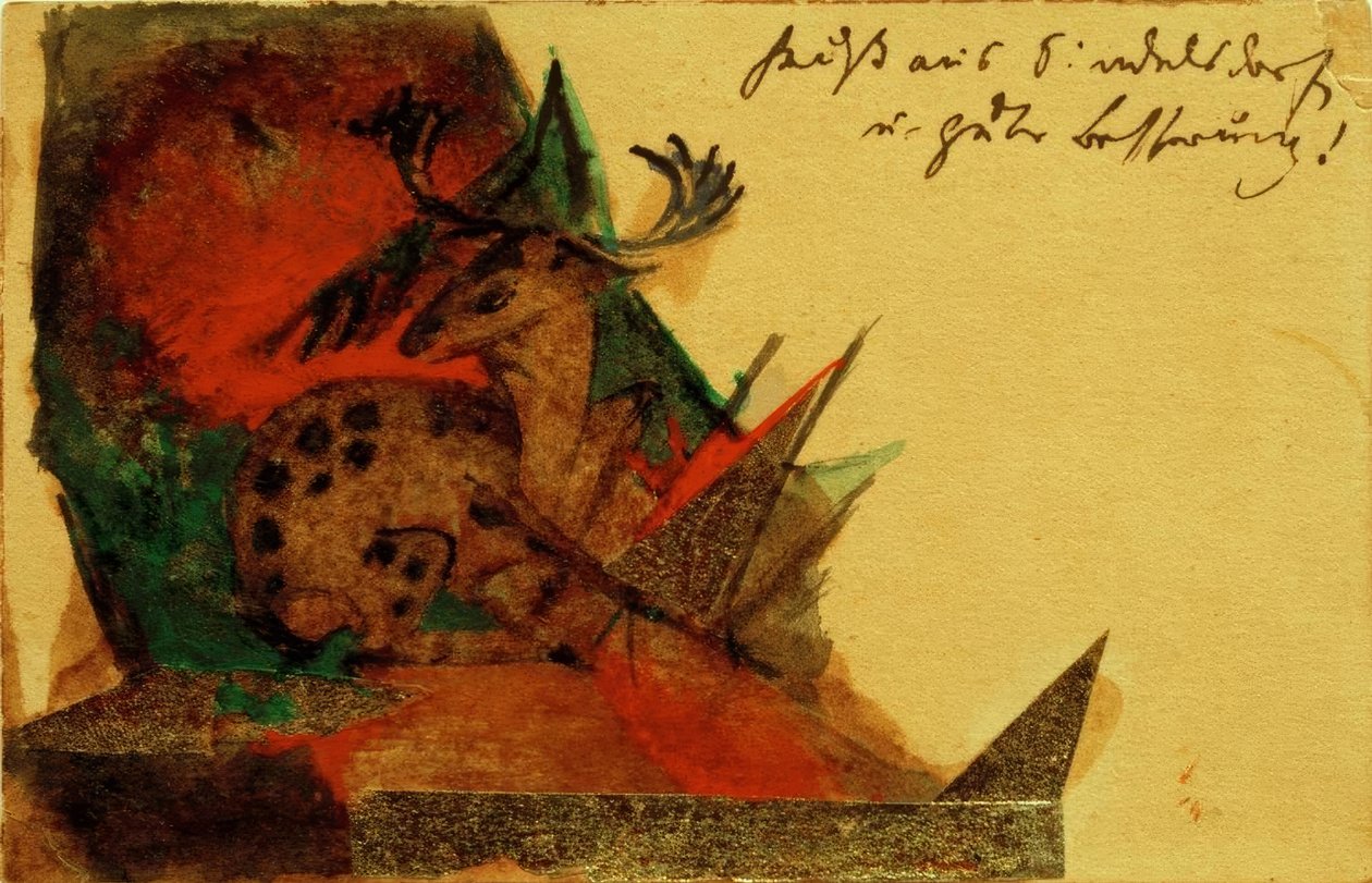 الأيل الكذب بواسطة فرانز مارك