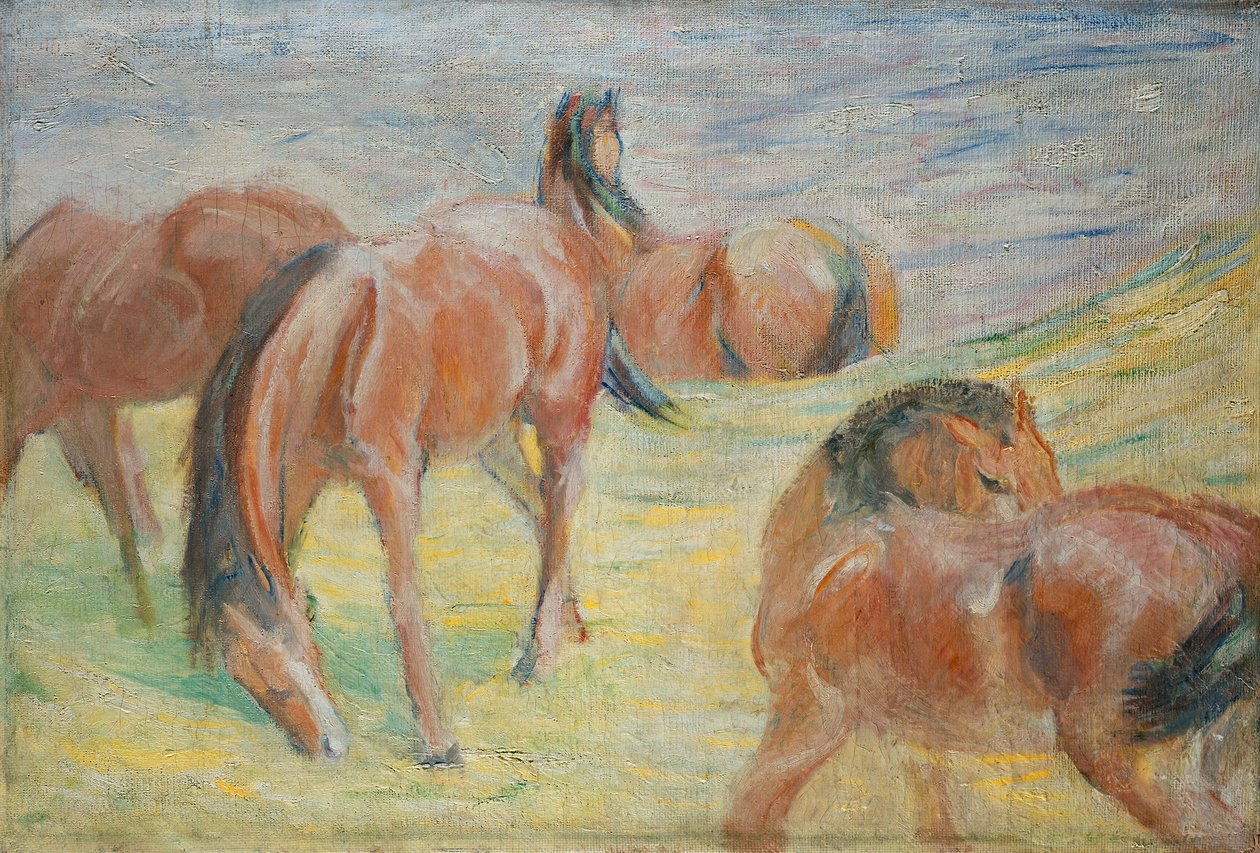 رعي الخيول أنا بواسطة فرانز مارك