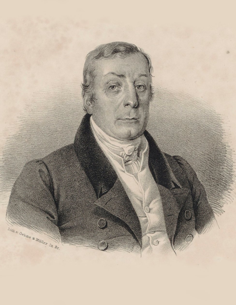 صورة للقائد والملحن جوزيف ويجل 1766-1846 ، ج. 1830. بواسطة فرانز أوهمه
