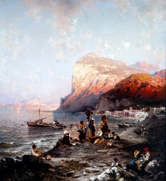 كابري ، حوالي 1870 (زيت على قماش) بواسطة فرانز ريتشارد أونتربيرجر