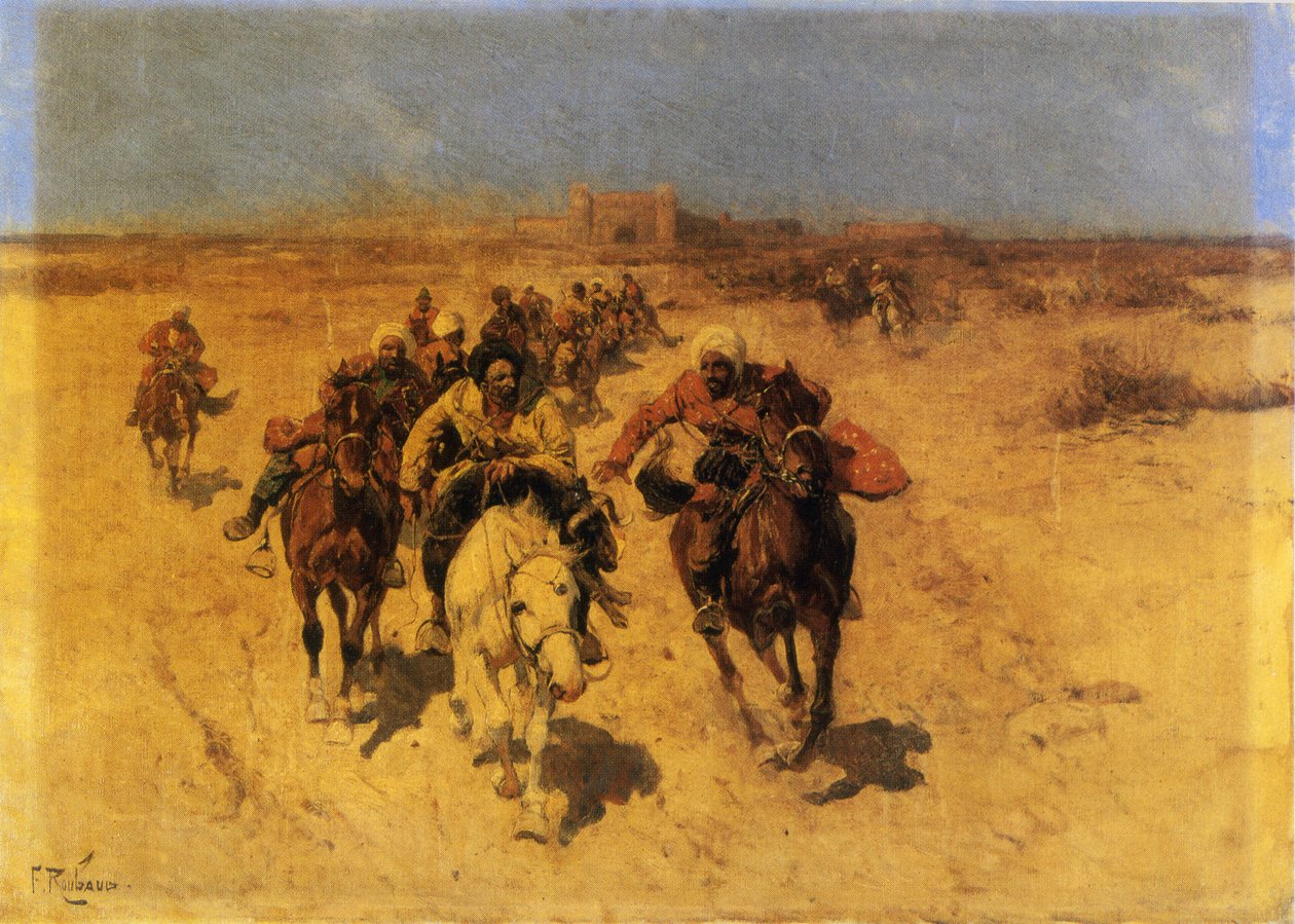 العرب على ظهور الخيل بواسطة فرانز روبارد