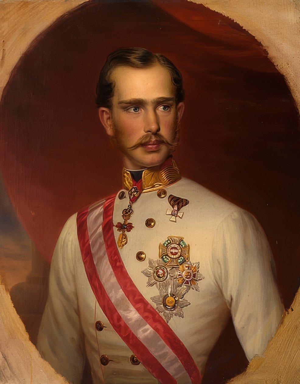 الإمبراطور فرانز جوزيف الأول من النمسا (1830-1916) بواسطة فرانز شروتبرج