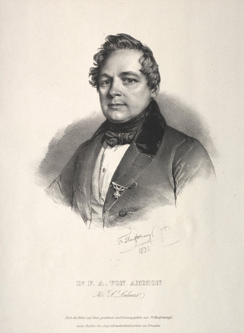 دكتور. فريدريش أوغست فون عمون ، 1838. بواسطة فرانز سيراف هانفستينجل
