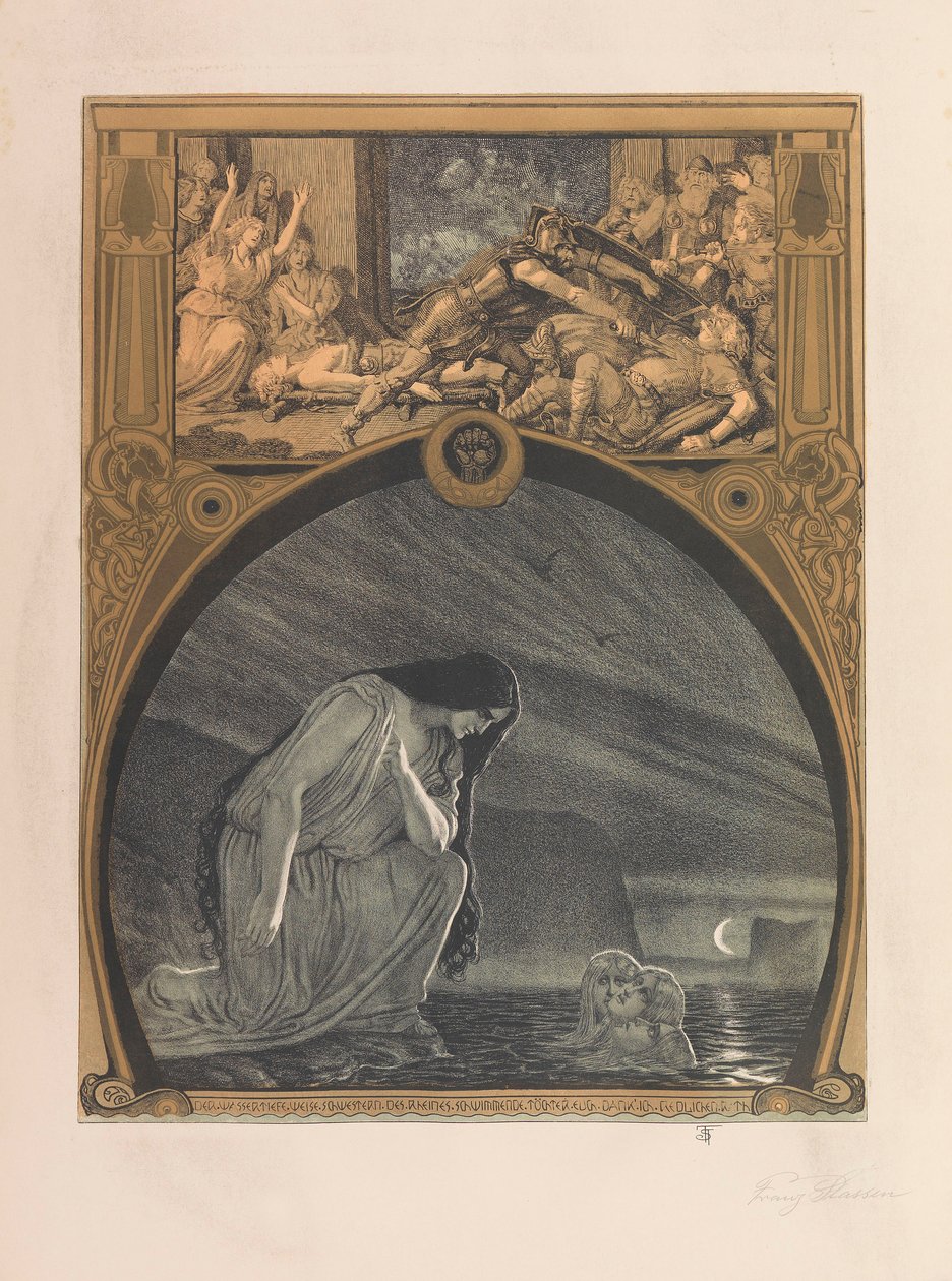 The Ring of the Nibelung ، 1914. بواسطة فرانز ستاسين