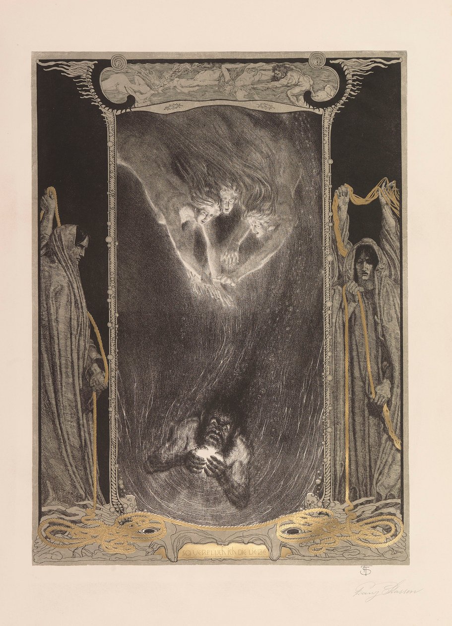 The Ring of the Nibelung ، 1914. بواسطة فرانز ستاسين