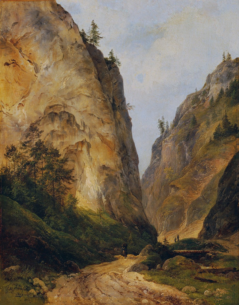 Felsental (في Höllental) بواسطة فرانز شتاينفيلد