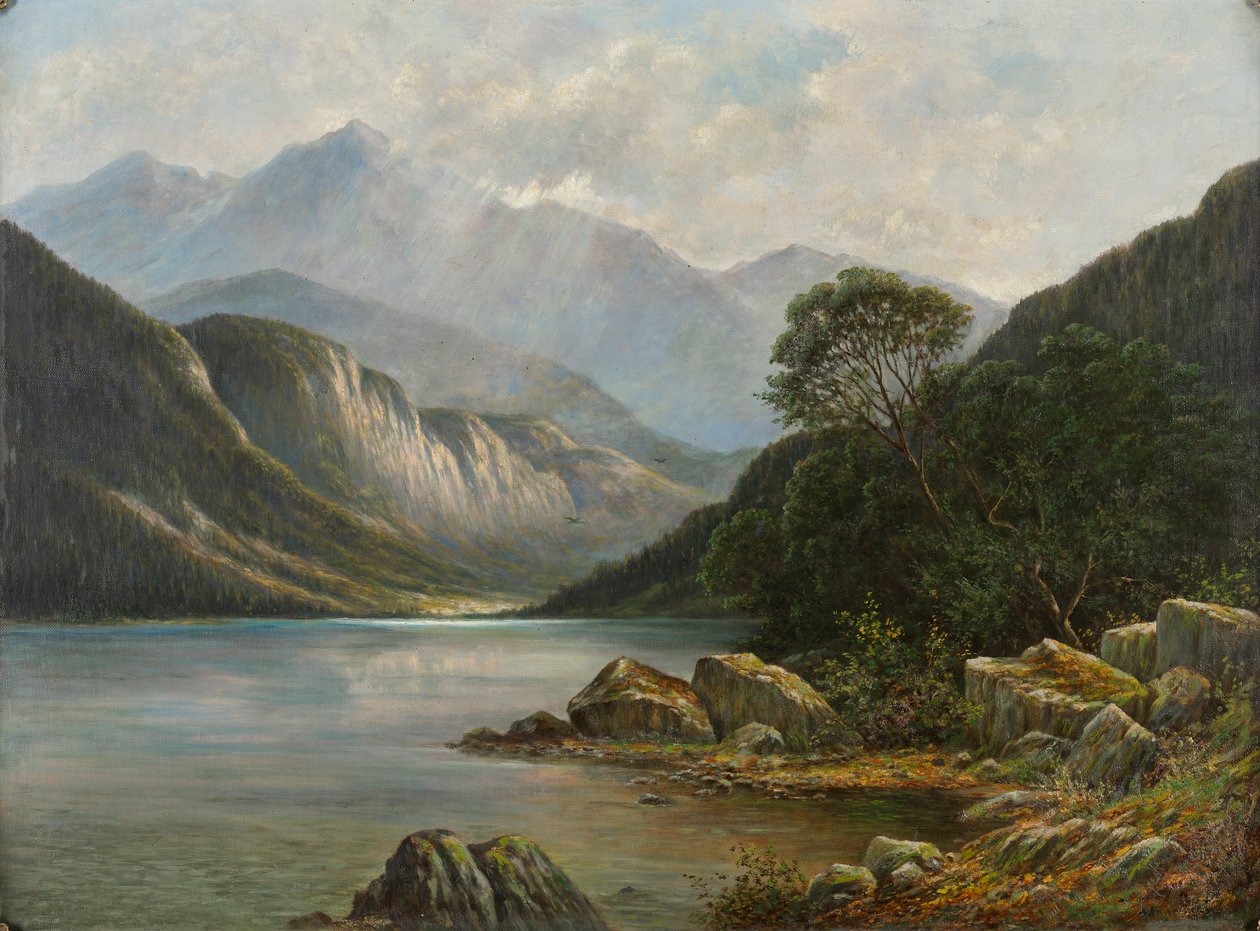 Badersee مع Wetterstein بواسطة فرانز ستيفان باشينجر