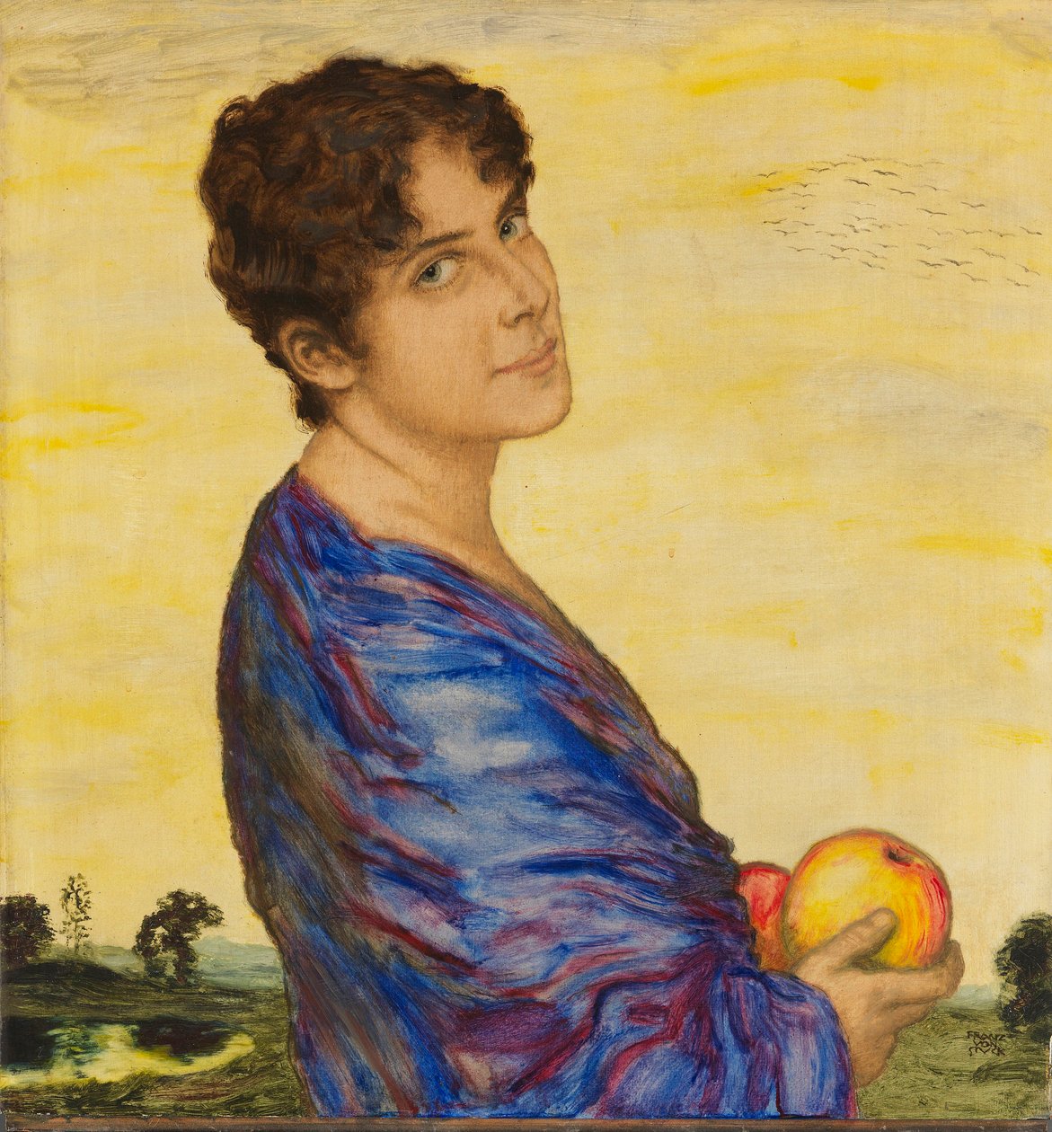صورة لزوجة الفنان ، ج. 1914. بواسطة فرانز ستوك ريتر فون