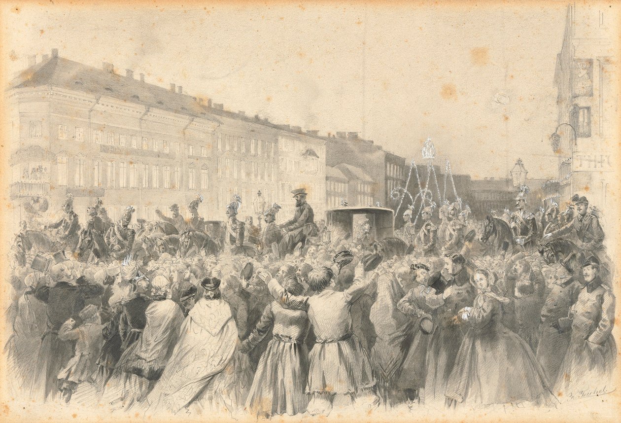 موكب الإسكندر الثاني ، 1862. بواسطة فرانز تيتشل