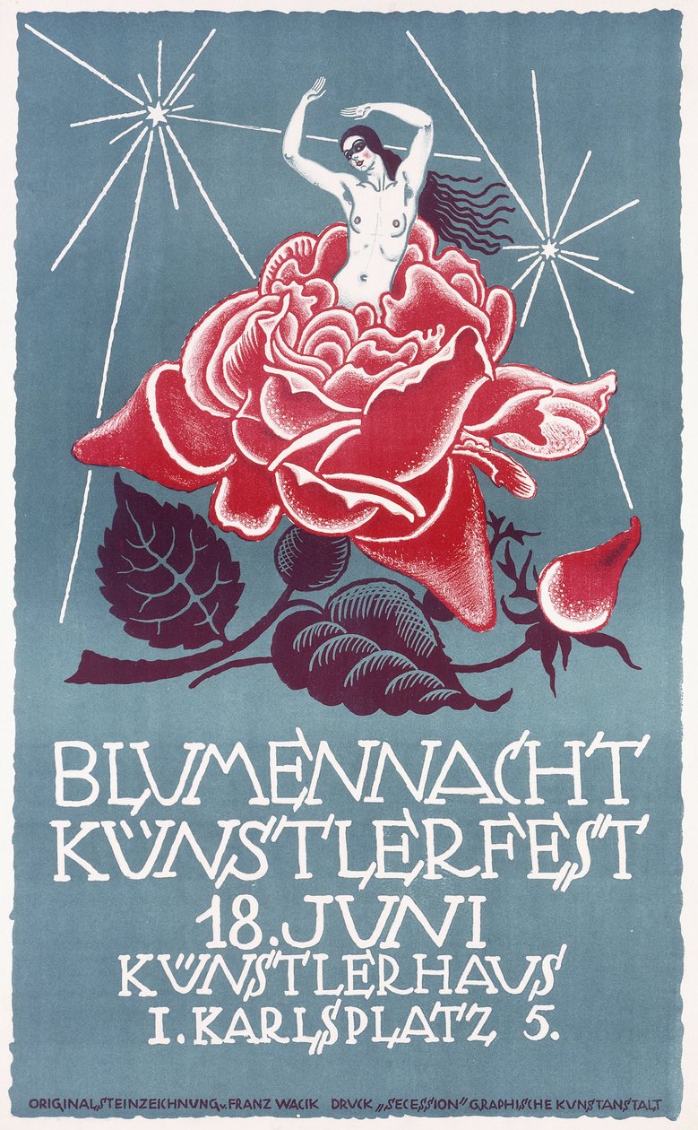 ليلة زهرة Kunstlerfest &39; بواسطة فرانز واسيك