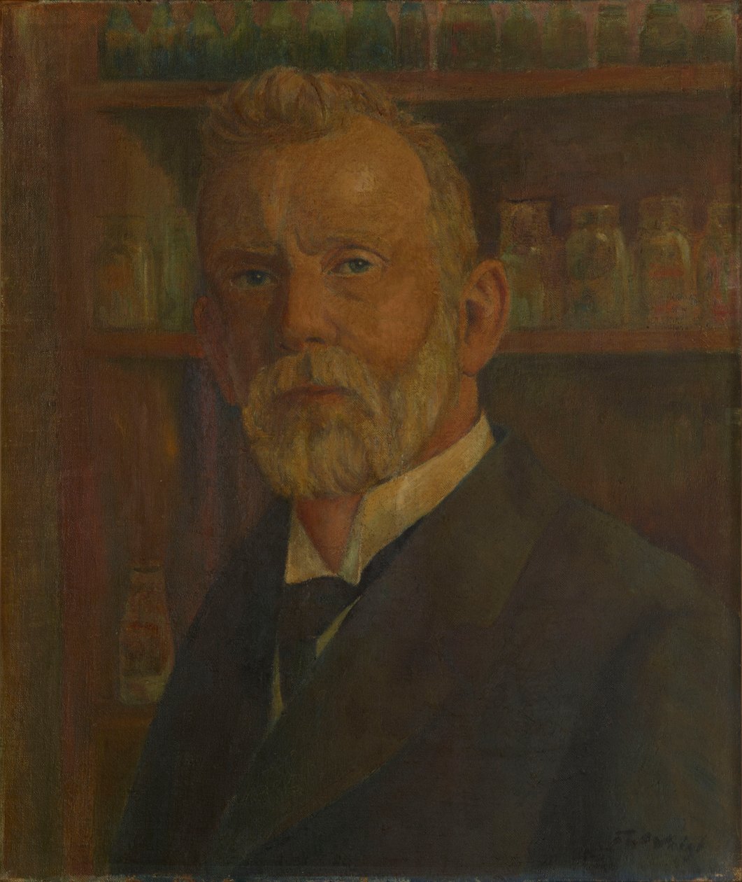 صورة لبول إرليخ 1854-1915 ، ج. 1920. بواسطة فرانز فيلهلم فويجت