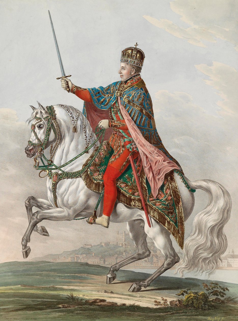إمبراطور النمسا فرديناند الأول (1793-1875) ، ملك المجر. بواسطة فرانز وولف