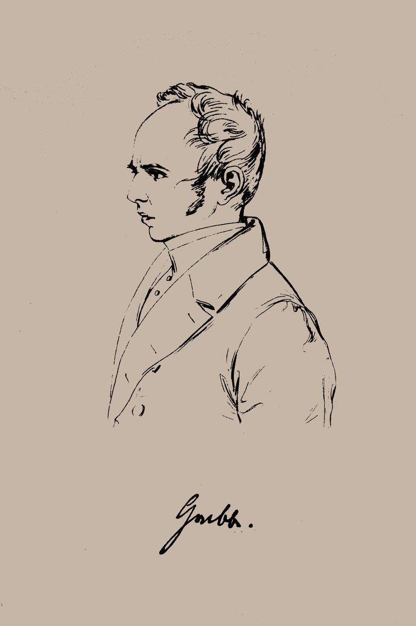 كريستيان ديتريش جرابي 1801-1836. بواسطة فرانز زافير ستوبر