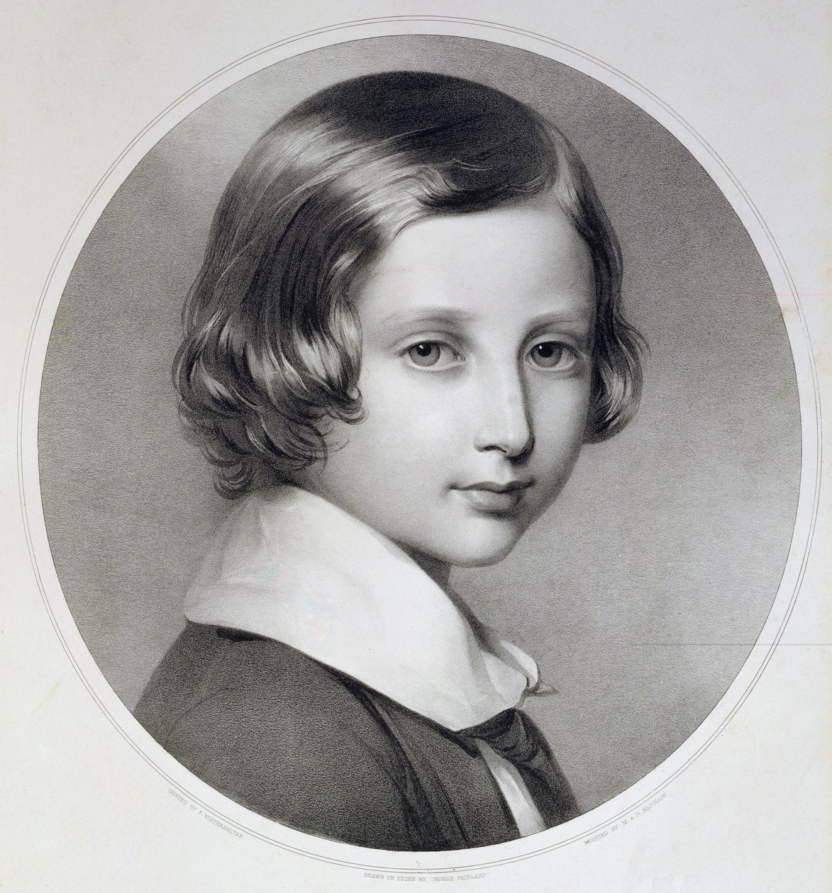 ألبرت ، أمير ويلز (1841-1910) ، الأصلي محفور من قبل توماس فيرلاند ، نشره M. und N. Hanhart ، 1852 (الطباعة الحجرية) بواسطة فرانز كزافييه وينترهالتر