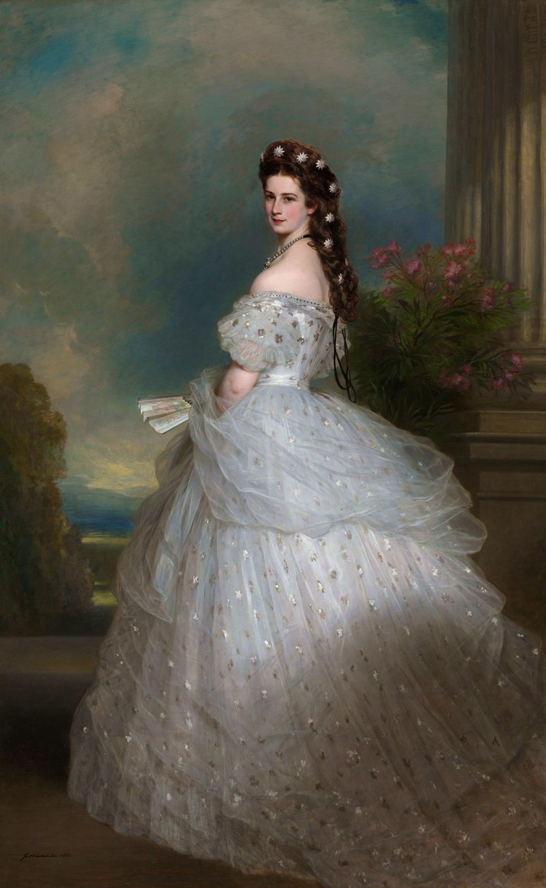 إليزابيث (1837-98) ، إمبراطورة النمسا بواسطة فرانز كزافييه وينترهالتر